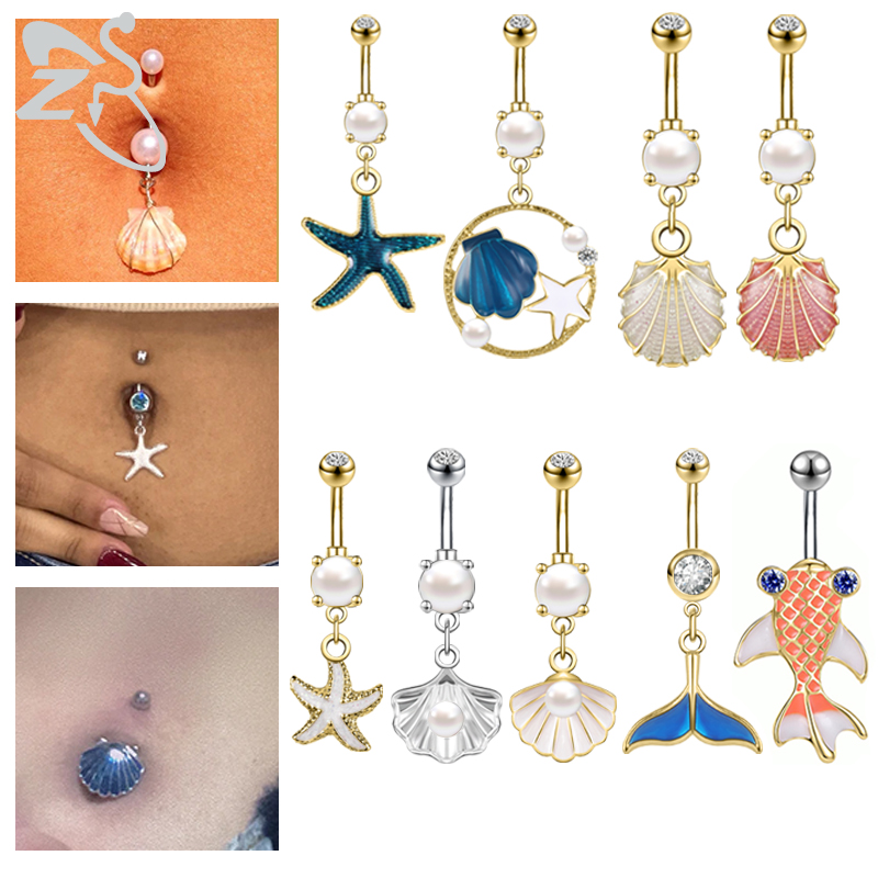 Zs Body Jewelry - ZS 1 шт. 14G 316L пупок