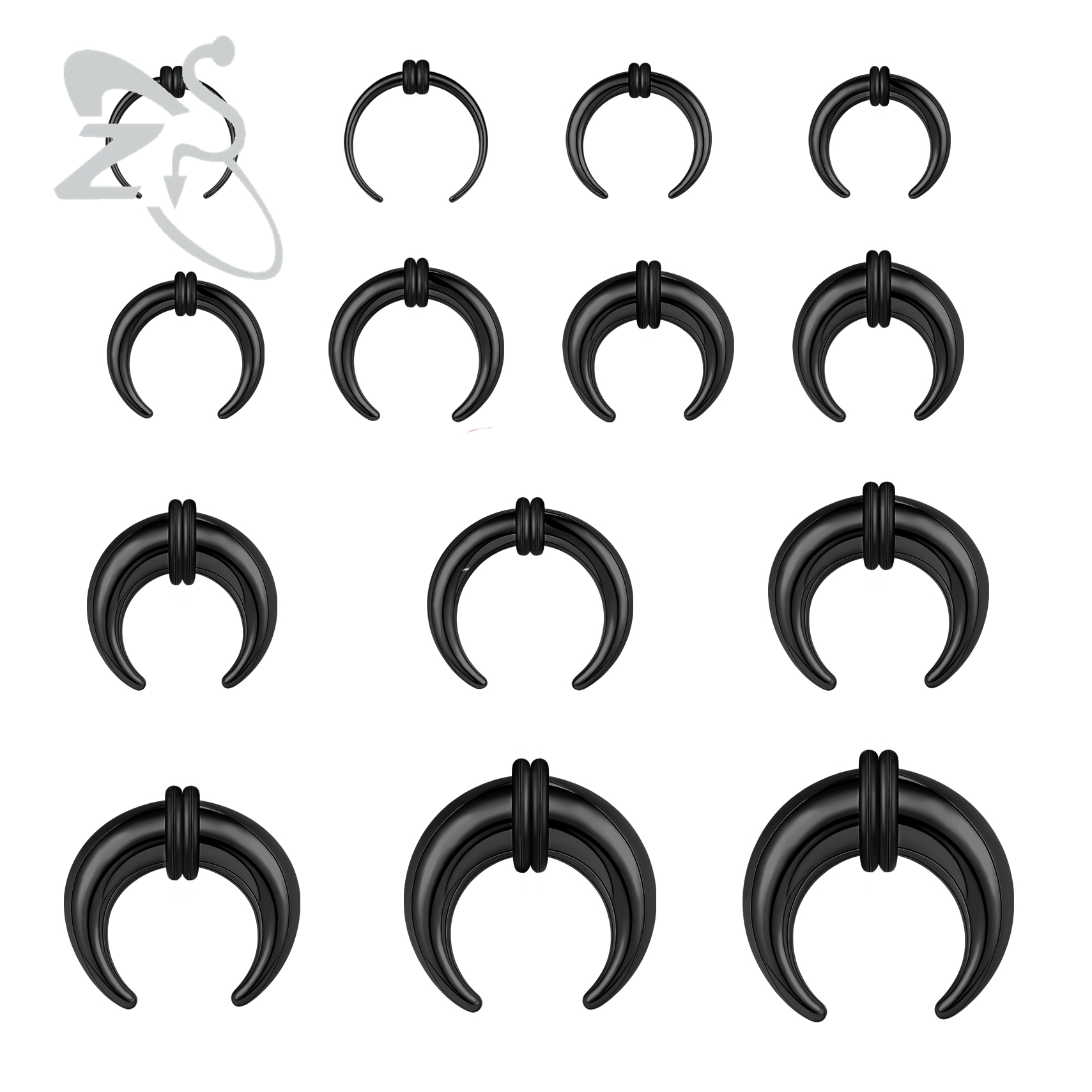 Zs Body Jewelry - ZS 1 шт. 2G/4G/6G рог буйвола