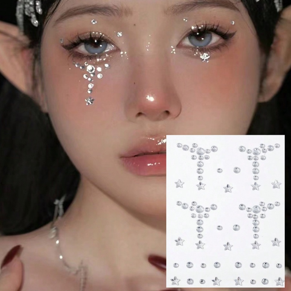 Body Jewelry Stickers - Лицо и тело драгоценные наклейки угло
