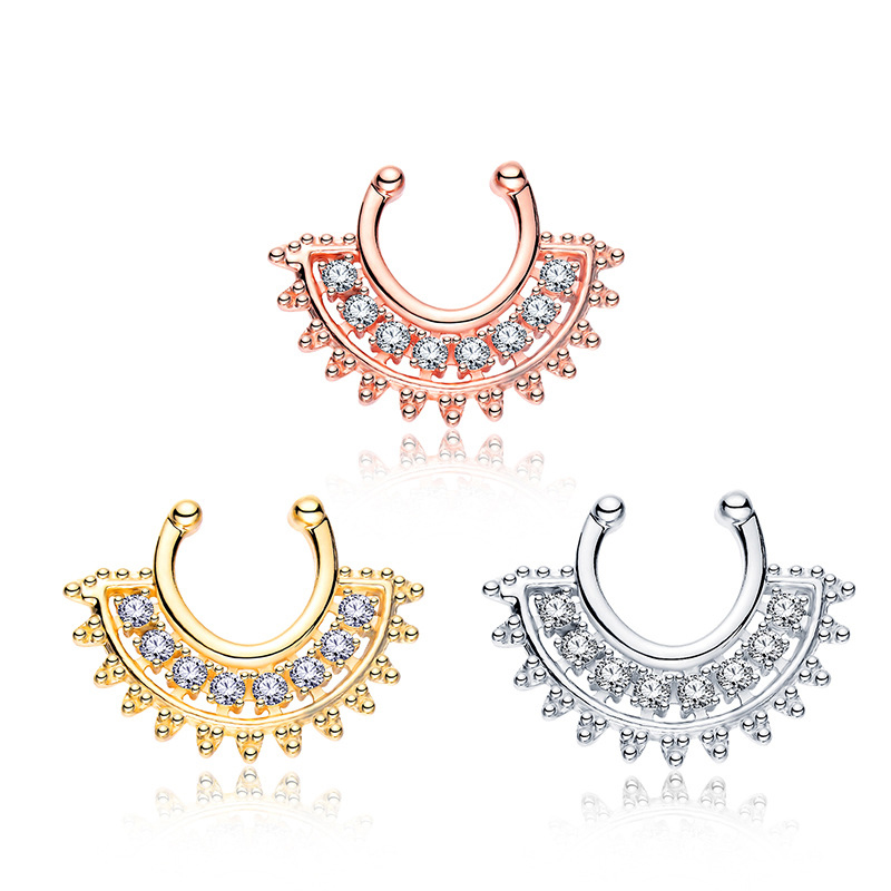 1 шт. U-образный поддельный кл – обзор и цена Body Jewelry Metal Types
