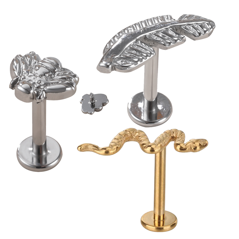 G23 Титановая змея/пчела/перо/ – обзор и цена Body Jewelry Metal Types