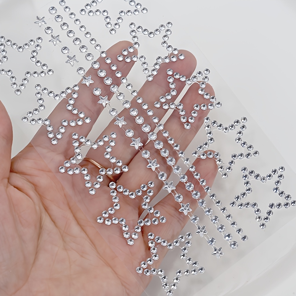 1/2 листа самоклеящихся стразо – обзор и цена Body Jewelry Stickers
