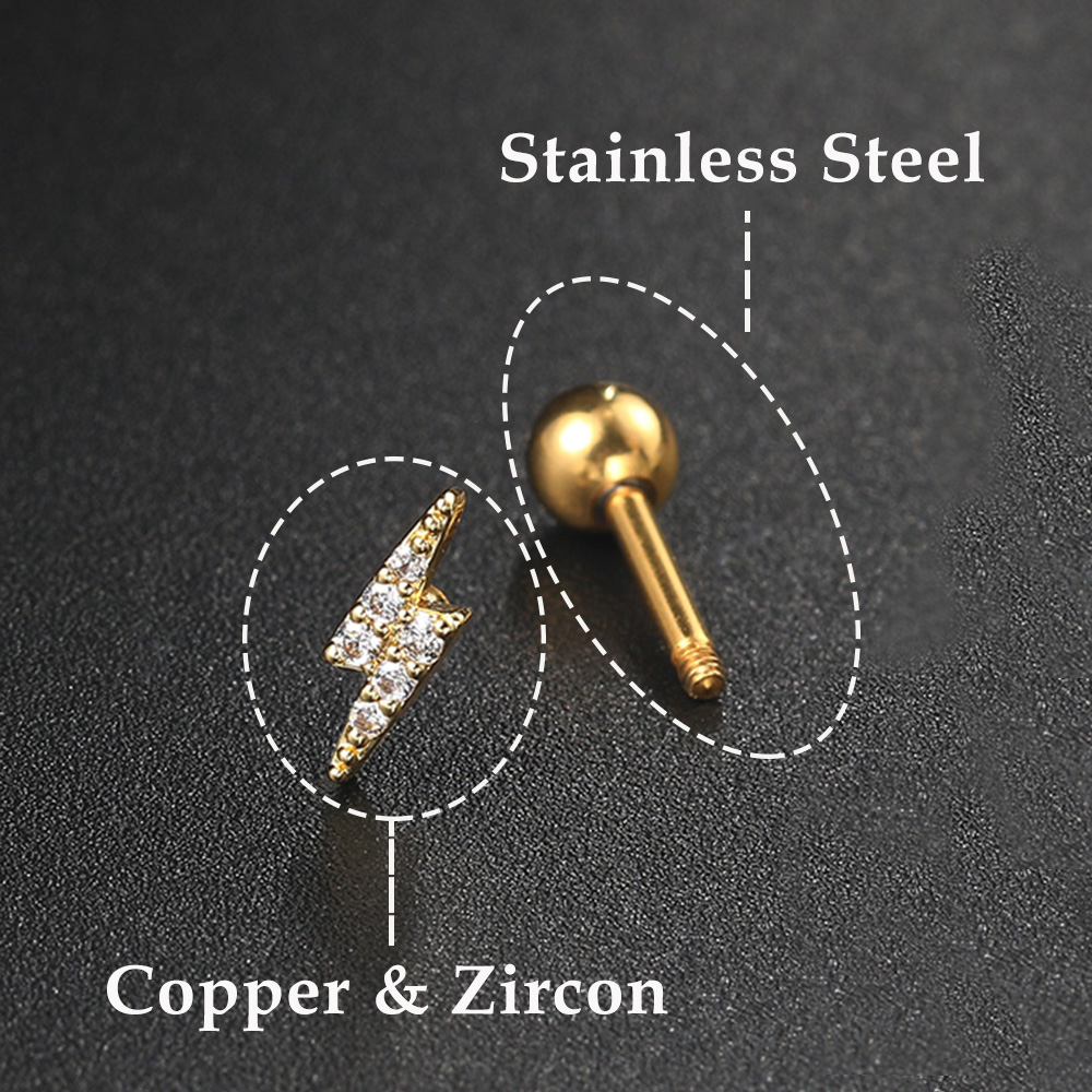 Женские серьги-гвоздики для пи – обзор и цена Body Jewelry Labret