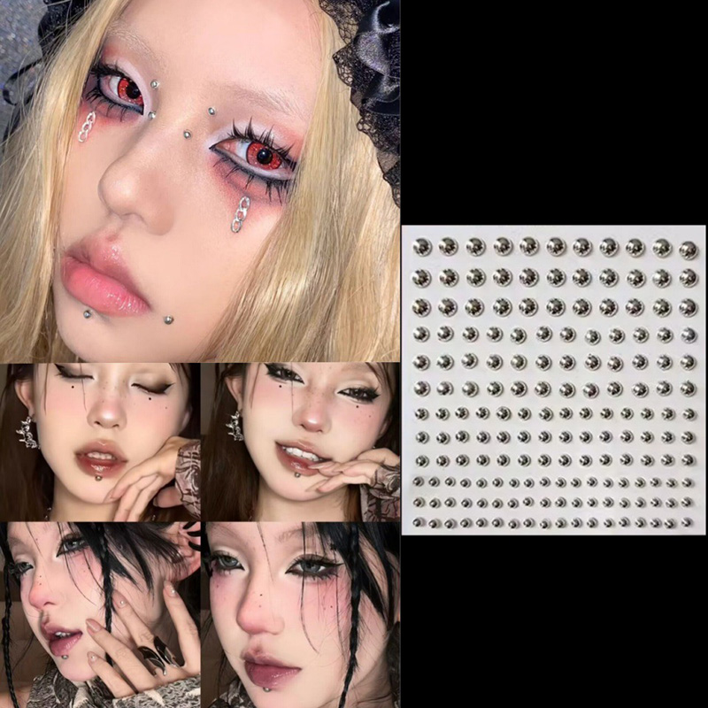 3D лицо глаза вечерние макияж  – обзор и цена Body Jewelry Stickers