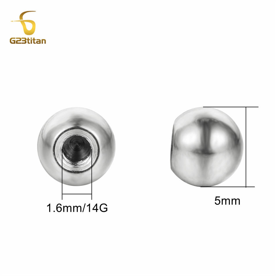 10 шт. титановых шариков G23 1 – обзор и цена Body Jewelry Labret