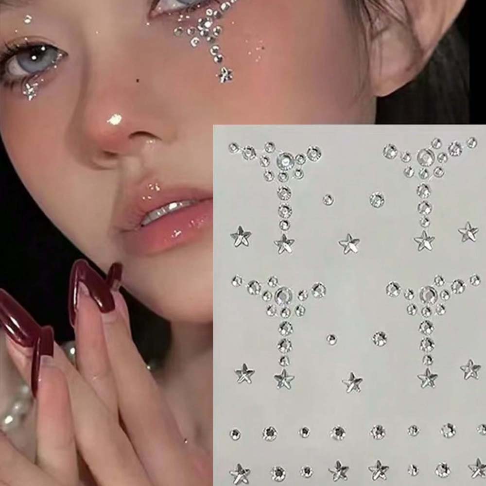 Лицо и тело драгоценные наклей – обзор и цена Body Jewelry Stickers