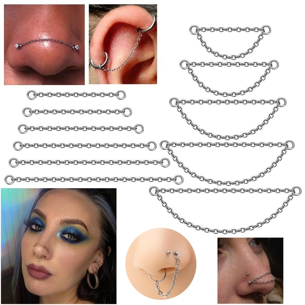 Модная титановая цепочка для н – обзор и цена Body Jewelry Labret