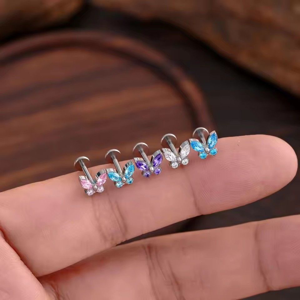 1 шт. титановый лабрет G23 с к – обзор и цена Body Jewelry Labret