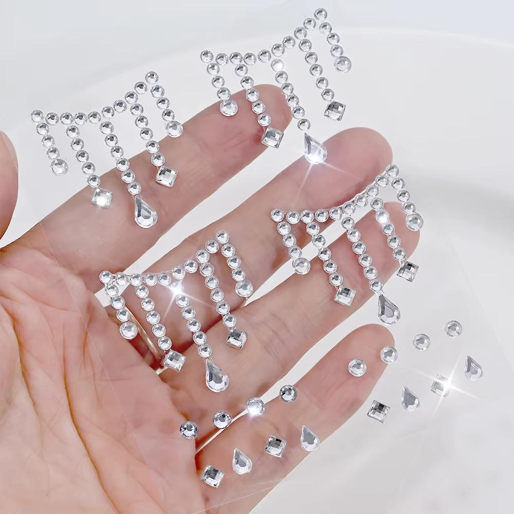 1/5 Листы Лицо Ювелирные издел – обзор и цена Body Jewelry Stickers