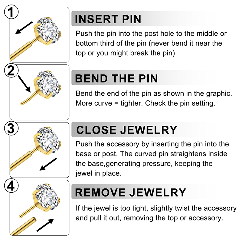 Пирсинг-украшения из хирургиче – обзор и цена Body Jewelry Labret